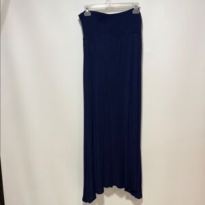 Love J Deep Blue Maxi Skirt